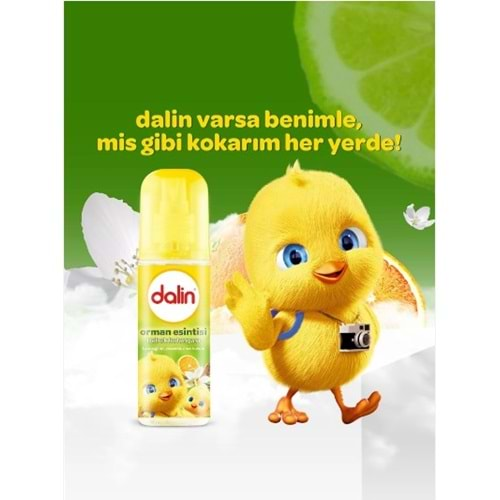 DALİN SPREYLİ BEBEK KOLONYASI ORMAN ESİNTİSİ 150 ML