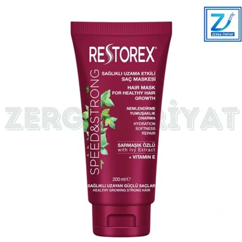 RESTOREX SAÇ MASKESI 200 ML ONARICI BAKIM ( HIZLI UZAMA ETKİLİ )