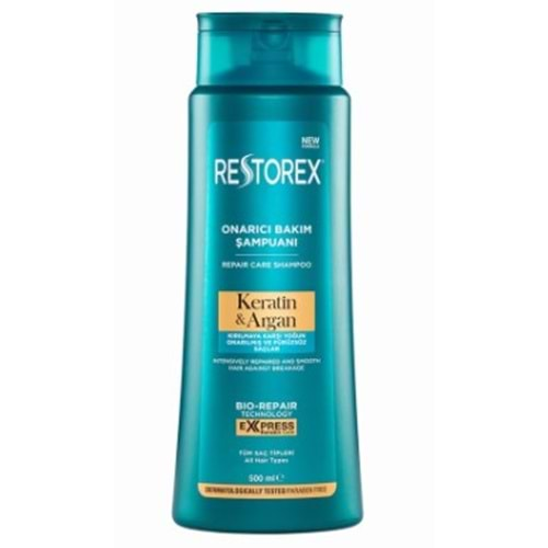 RESTOREX ONARICI BAKIM ŞAMPUANI 500 ML ( KERATİN & ARGAN )