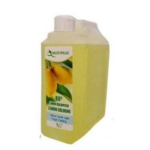 MULTİPLUS LİMON KOLONYASI 1000 ML POMPALI