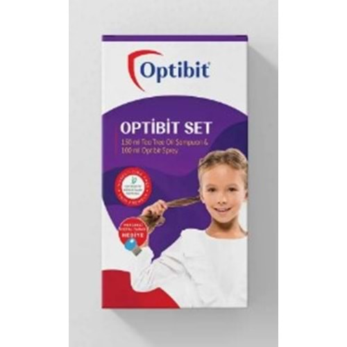 OPTİBİT SET BİT SPREY 100 ML + TEA TREE OİL ŞAMPUAN 150 ML ( MERCEKLİ ÇELİK TARAK HEDİYELİ )