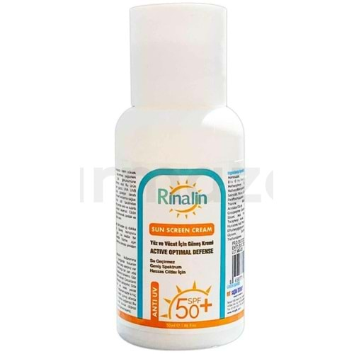 RİNALİN GÜNEŞ KREMİ 50 ML ( SU GEÇİRMEZ HASSAS CİLTLER İÇİN )