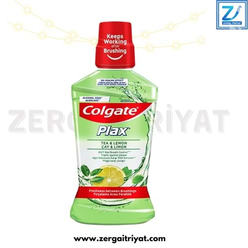 COLGATE PLAX AĞIZ BAKIM SUYU ÇAY VE LİMON 500 ML