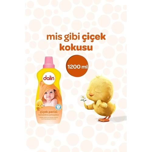 DALİN ÇAMAŞIR YUMUŞATICISI KONSANTRE ÇİÇEK PERİSİ 1200 ML