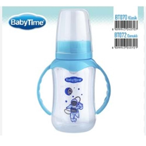 BABY TİME KİRAZ UCLU KULPLU BİBERON 150 ML BT070