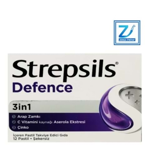 STREPSİLS DEFENCE 12 PASTİL