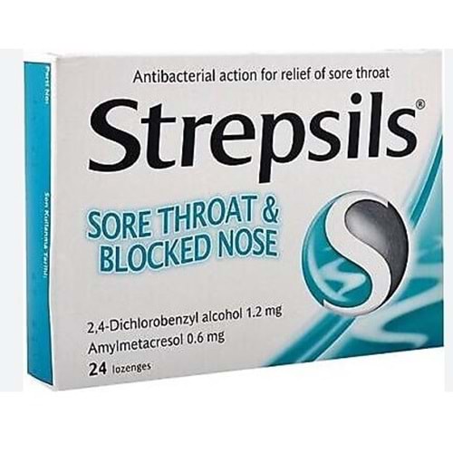 STREPSİLS MENTOL 24 PASTİL