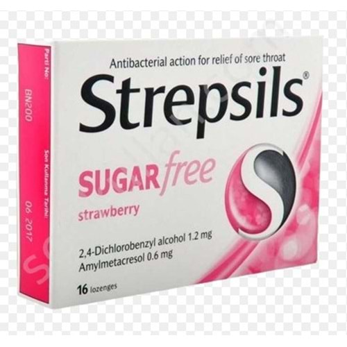 STREPSİLS ŞEKERSİZ 16 PASTİL