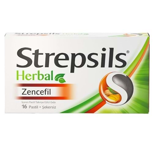 STREPSİLS HERBAL ZENCEFİL 16 PASTİL