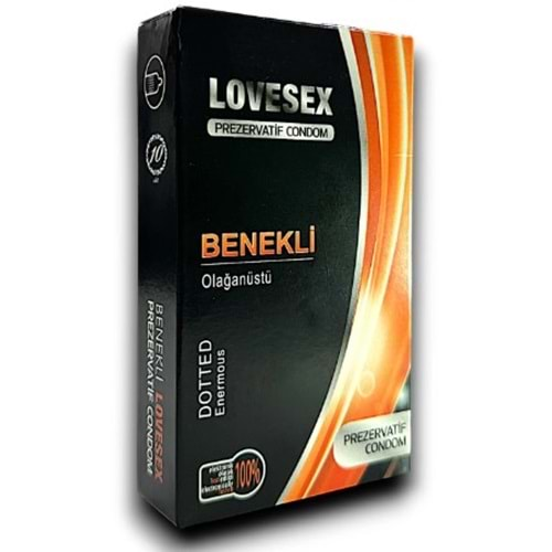 LOVESEX PREZERVATİF 10 LU KLASİK (BENEKLİ)