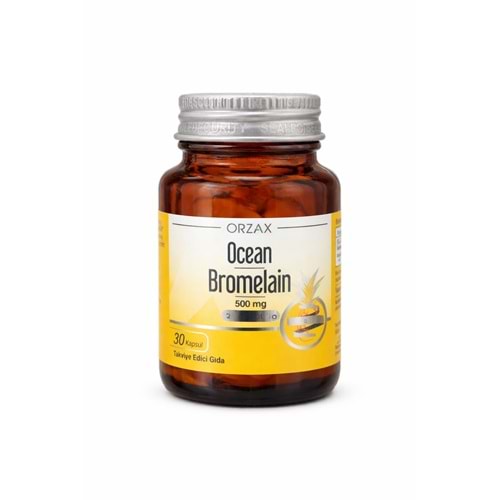 OCEAN BROMELAİN 500 MG 30 KAPSÜL ( SİNDİRİM & ÖDEM ATICI ) KUTUSUZ