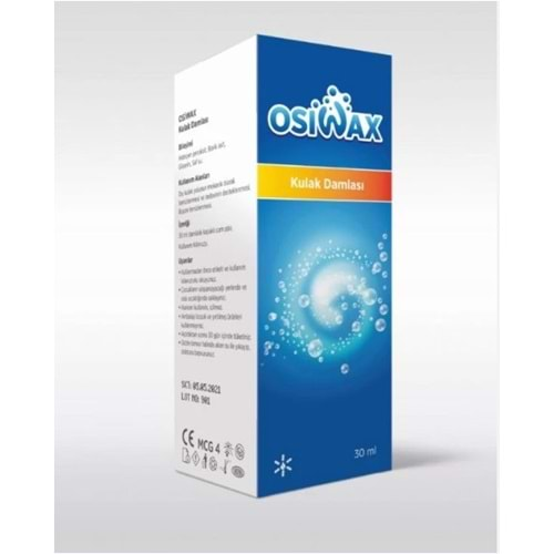 OSİWAX KULAK DAMLASI 30 ML BUŞON