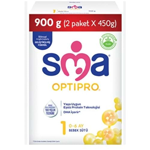 SMA MAMA OPTİPRO 0-6 AY ARASI BEBEK DEVAM SÜTÜ 900 GR NO:1