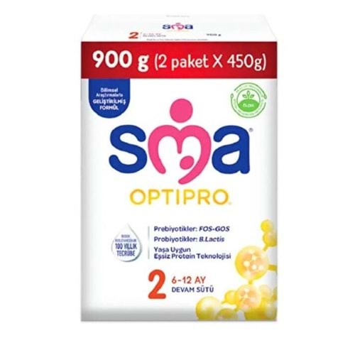 SMA MAMA OPTİPRO 6-12 AY ARASI BEBEK DEVAM SÜTÜ 900 GR NO:2