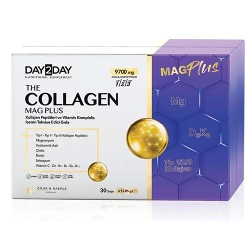 OCEAN DAY 2 DAY THE COLLAGEN MAG PLUS TİP 1-2-3 30 SAŞE ( ÇİLEK & KARPUZ ) AROMALI