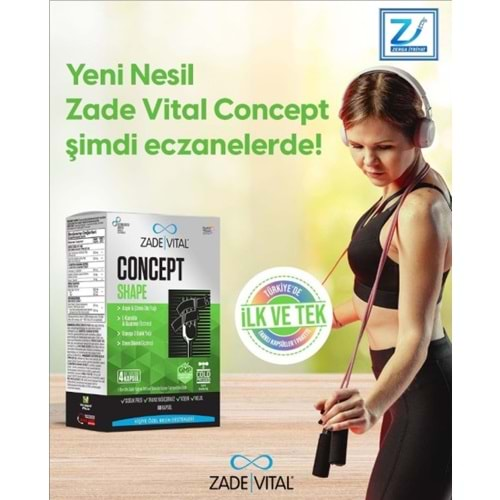 ZADE VİTAL CONCEPT SHAPE BLİSTER 60 KAP