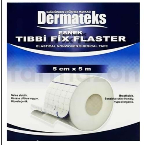 DERMATEKS ESNEK FİX FLASTER 5CMX5MT