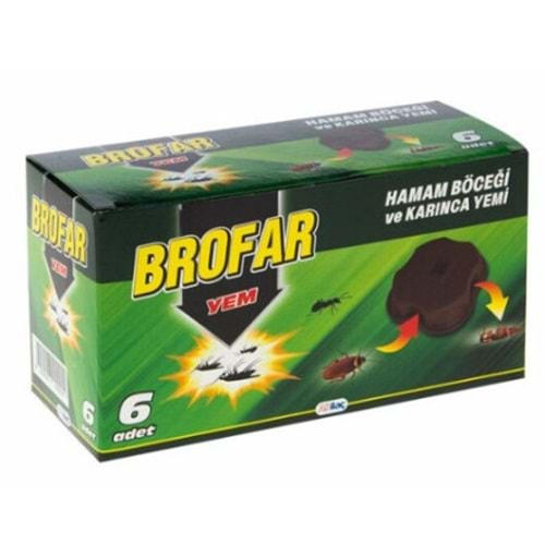 BROFAR HAMAM BÖCEĞİ YEMİ 6 LI NAREKS