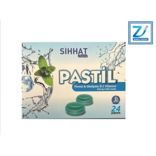 SIHHAT PASTİL MENTOL & OKALİPTUS & VİTAMİN C 24 DROPS