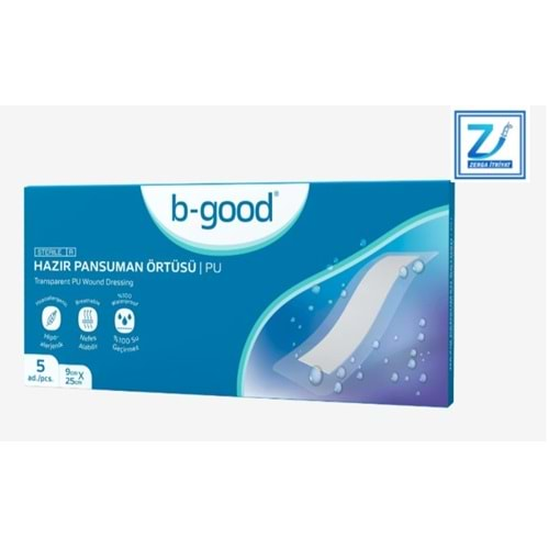 B-GOOD HAZIR YARA ÖRTÜSÜ ( SEZARYEN BANDI) 9 CM *25 CM TEKLİ