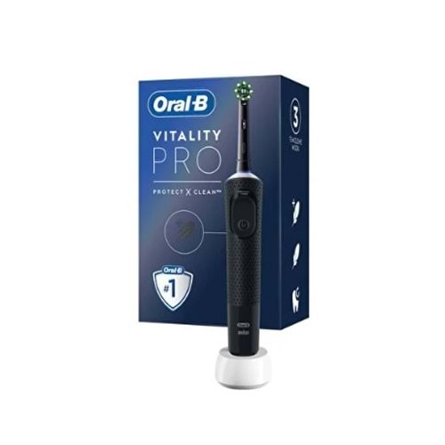 ORAL-B VİTALİTY PRO SİYAH ŞARJLI DİŞ FIRÇASI