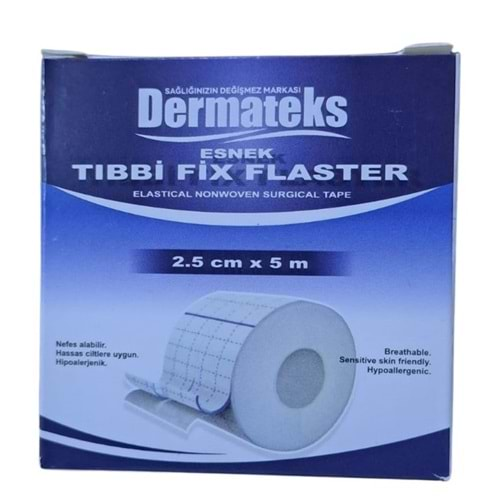 DERMATEKS ESNEK FİX FLASTER 2.5 CM *5 M