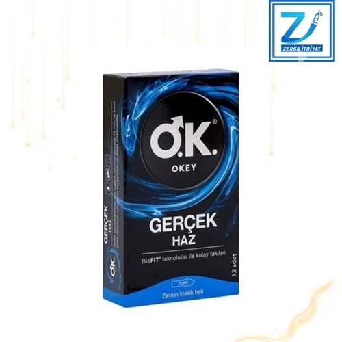 OKEY PREZERVATİF GERÇEK HAZ 12 Lİ