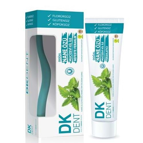 DK DENT DİŞ MACUNU 75ML+ FIRÇA DOĞAL NANE ÖZLÜ ( YETİŞKİN )