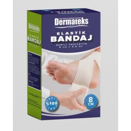 DERMATEKS ELASTİK BANDAJ 10 CM X 120 CM (3,5 MT)