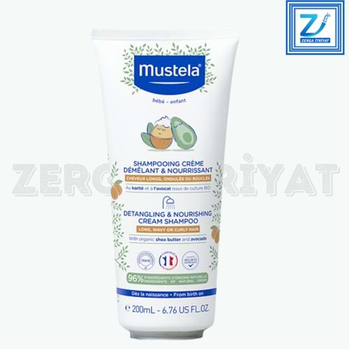 MUSTELA DETANGLİNG KOLAY TARAMA SAĞLAYAN BESLEYİCİ ŞAMPUAN 200 ML