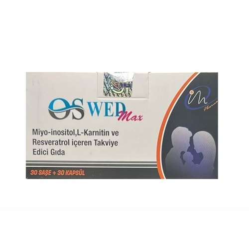 OSWED MAX 30 SOFT JEL KAPSÜL + 30 SAŞE ( KADIN VE ERKEK İNFERTİLİTE )