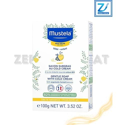 MUSTELA GENTLE SOAP COLD CREAM ORGANİK BALMUMU 100 GR