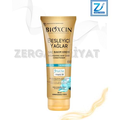 BİOXCİN BESLEYİCİ YAĞLAR SAÇ DÖKÜLMESİNE KARŞI SAÇ BAKIM KREMİ 250 ML