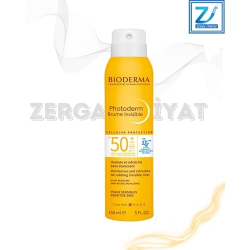 BİODERMA PHOTODERM MAX BRUME SOLAİRE SUN MİST SPF50+ GÜNEŞ KREMİ SPREY 150 ML ( TÜM CİLTLER İÇİN