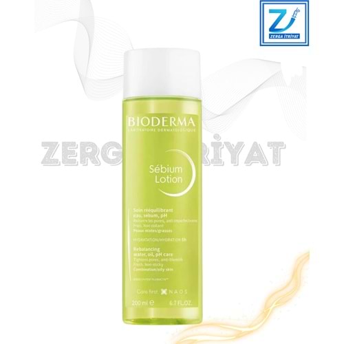 BİODERMA SEBİUM GÖZENEK SIKILAŞTIRICI LOTİON 200 ML ( AKNEYE EĞİMLİ CİLTLER İÇİN )