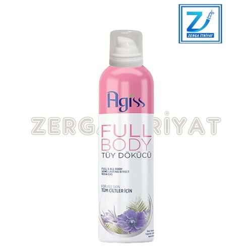 AGİSS FULL BODY TÜY DÖKÜCÜ SPREY 155 ML