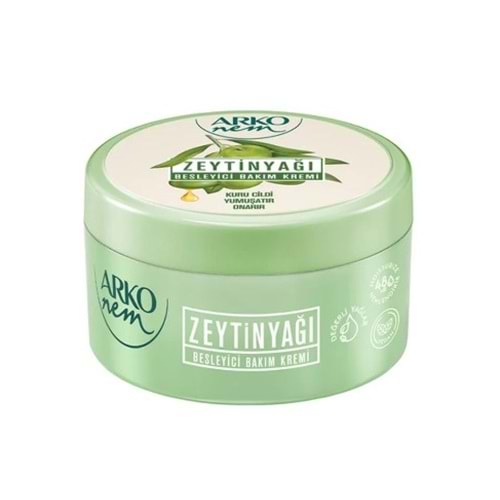 ARKO NEM DEĞERLİ YAĞLAR ZEYTİNYAĞLI 250 ML( NEMLENDİRİCİ EL VE VÜCUT KREMİ )