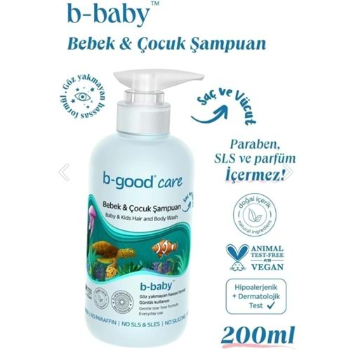 B-GOOD ŞAMPUAN BEBEK VE ÇOCUK 200 ML