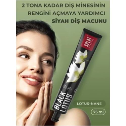 SPLAT DİŞ MACUNU SPECİAL BLACK LOTUS 75 ML