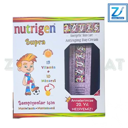 NUTRİGEN SUPRA 150 ML+ YAŞLANMA KARŞITI GÜNDÜZ BAKIM KREMİ 75 ML