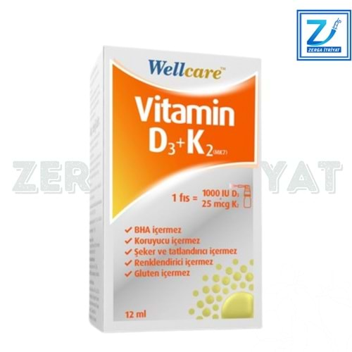 WELLCARE D3K2 ORAL SPREY 12 ML