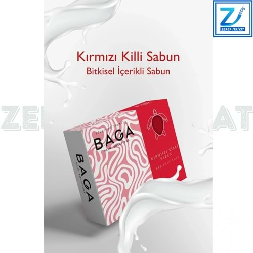 BAGA KIRMIZI KİLLİ SABUN 125 GR