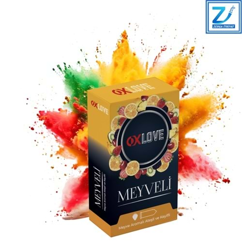 OXLOVE PREZERVATİF 10 LU ( MEYVELİ )