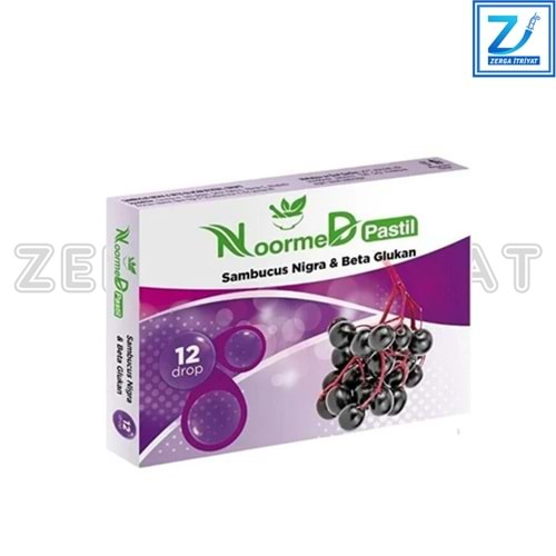 NOORME D PASTİL SAMBUCUS NİGRA & BETA GLUKAN 12 ADET