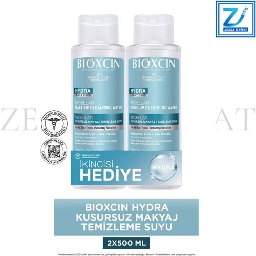 BİOXCİN HYDRA MİCELLAR SU 500 ML 1+1 KOFRE