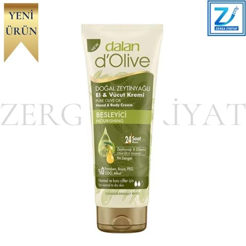 DALAN DOĞAL ZEYTİNYAĞLI NEMLENDİRİCİ EL& VÜCUT KREMİ 75 ML