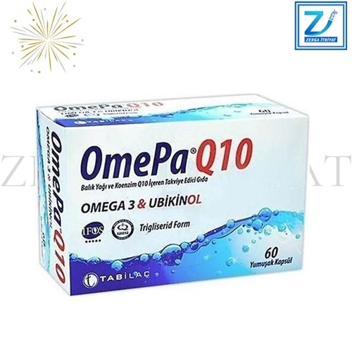 OMEPA -Q 10 60 KAPSÜL ( OMEGA 3 & UBİKİNOL & KOENZİM )