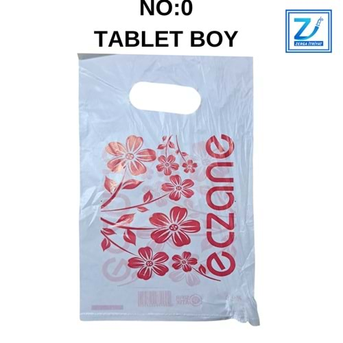 ECZANE POŞETİ TABLET BOY 20 KG NO: 0