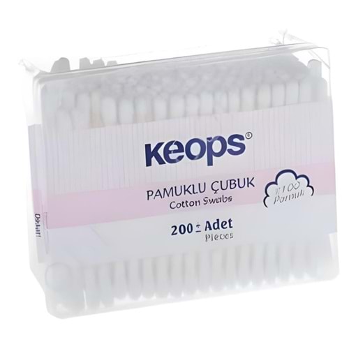 KEOPS 200 LÜ PAMUKLU KULAK ÇUBUĞU