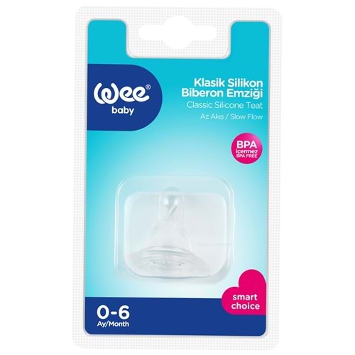 WEE BABY 866 BİBERON EMZİĞİ SİLİKON NO: 1